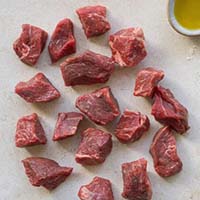 BEEF: DICED 10MM 1KG