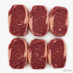 BEEF: STRIPLOIN YG 400G 5 PACK 2KG