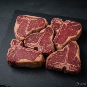 BEEF: T-BONE YG 450G 5 PACK 2.25KG