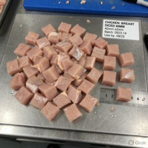 CHICKEN: BREAST DICED 40MM