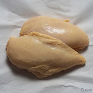 CHICKEN: BREAST DOUBLE SKIN ON