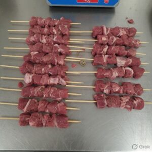 LAMB: SKEWER 40G (20) 800GM