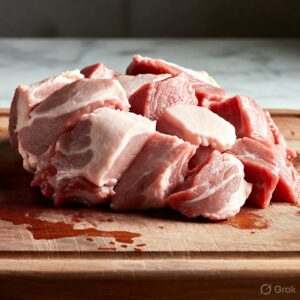 PORK: SHOULDER B/IN S/OFF DICED