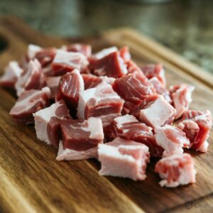 PORK: SHOULDER B/OUT R/L DICED