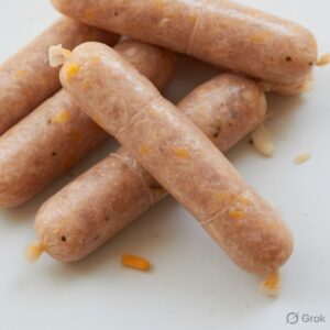 SAUSAGE CHICKEN CHEESE & ONION CHIPPA THIN 2KG