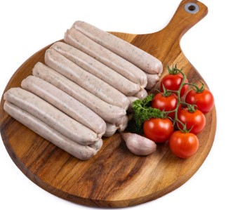 SAUSAGE CHICKEN HERB & GARLIC THIN 2KG