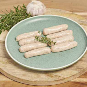 SAUSAGE CHICKEN HERB & GARLIC CHIPPA THIN 2KG