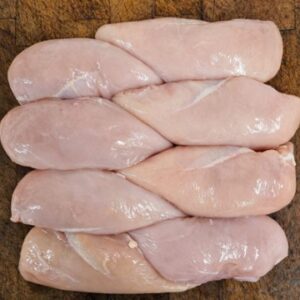 CHICKEN: BREAST SKIN OFF RW FRZ 2KG