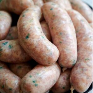SAUSAGE CHICKEN/CHIVE THICK FROZEN 2KG