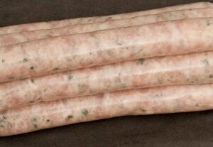 SAUSAGE CHICKEN & CHIVE THIN 2KG