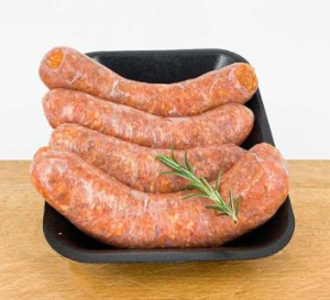 SAUSAGE BEEF & RED WINE THICK 2KG